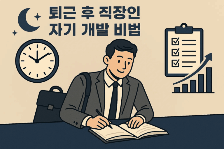 직장인 퇴근 후 자기개발 시간 관리법, 당신이 시간 낭비중인 5가지