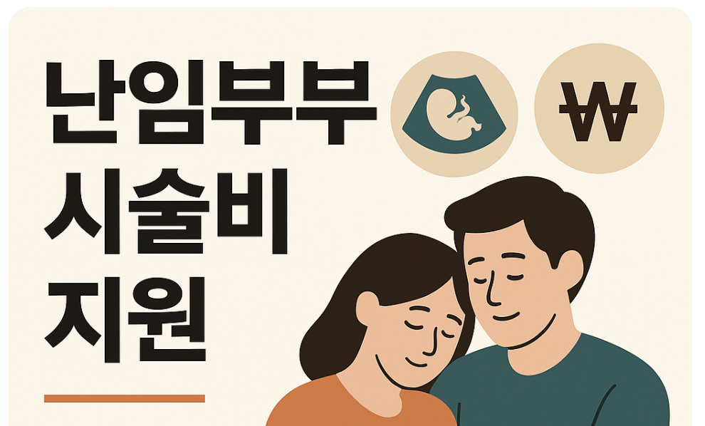 2025년 난임부부 시술비 지원 방법 조건 | 최대 110만원